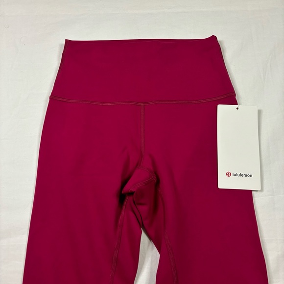 Lululemon Wunder Train HR Tight 28” Leggings RUBR Ruby Red Women's Size 10 - Picture 5 of 5